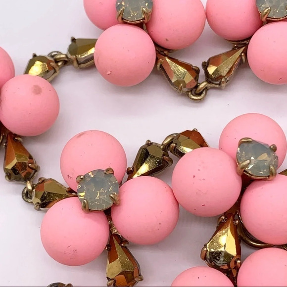 J. Crew Pink Pop Flower Necklace - Picture 4 of 6